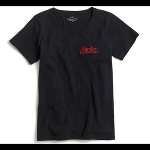 J CREW FACTORY Hopeless Romantic Navy Top sz. XS NWT